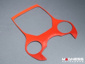 Alfa Romeo Giulia Gear Selector Trim Kit - Carbon Fiber - Flexible / Self Adhesive - Pre '20 Alfa Romeo Giulia Gear Selector Trim Kit - Carbon Fiber - Flexible / Self Adhesive - Pre '20